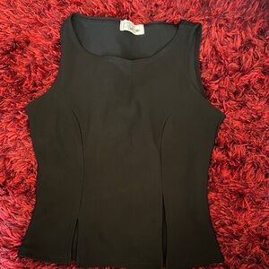 Elegant Black Sleeveless Top